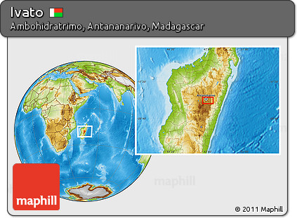 Physical Location Map of Ivato