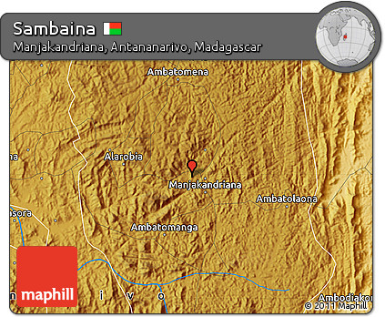 Physical Map of Sambaina