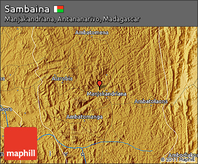 Physical Map of Sambaina