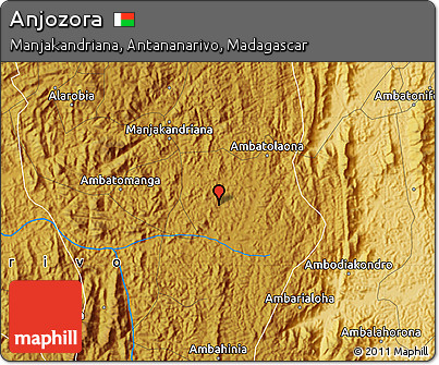 Physical Map of Anjozora