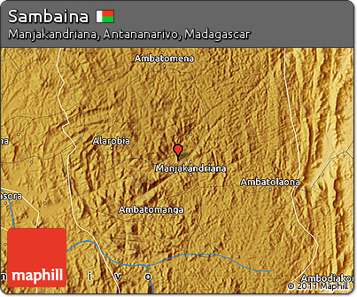 Physical Map of Sambaina