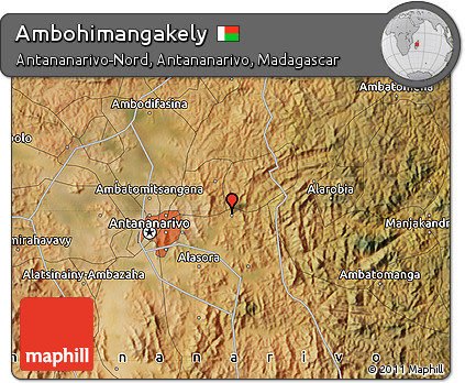 Satellite Map of Ambohimangakely