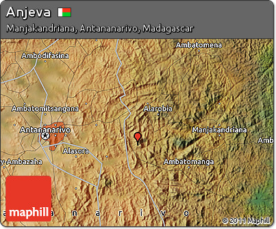 Satellite Map of Anjeva
