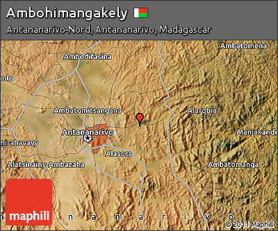 Satellite Map of Ambohimangakely