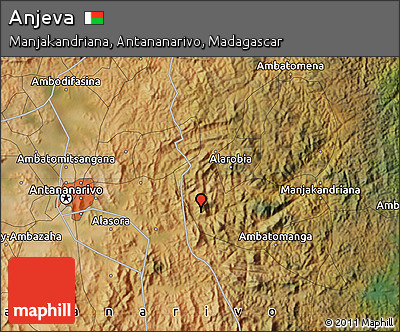 Satellite Map of Anjeva