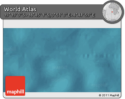 Satellite 3D Map of the Area around 19° 2' 1" S, 4° 19' 30" E
