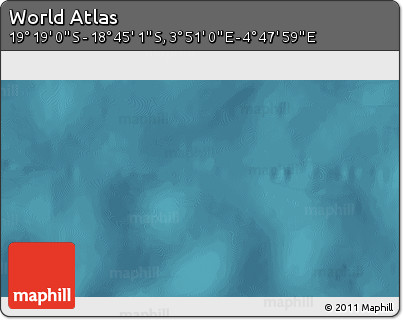 Satellite 3D Map of the Area around 19° 2' 1" S, 4° 19' 30" E