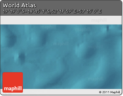 Satellite 3D Map of the Area around 19° 2' 1" S, 52° 46' 29" E