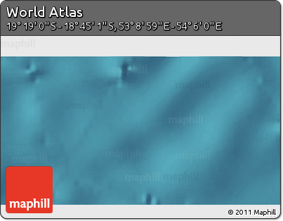 Satellite 3D Map of the Area around 19° 2' 1" S, 53° 37' 30" E