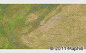 Satellite 3D Map of the area around 19° 2' 1" S, 56° 52' 30" W