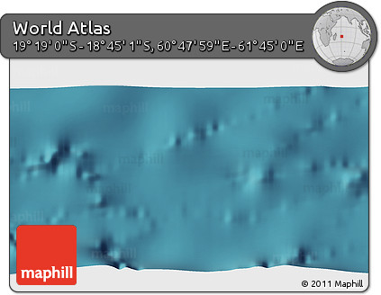 Satellite 3D Map of the Area around 19° 2' 1" S, 61° 16' 29" E