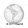 Outline Map of Campamento De Los Pozos, rectangular outline