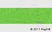 Political Panoramic Map of Campamento de los Pozos
