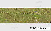Satellite Panoramic Map of Campamento de los Pozos