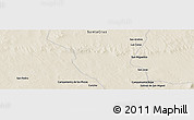 Shaded Relief Panoramic Map of Campamento de los Pozos