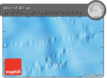 Physical Map of the Area around 19° 2' 1" S, 65° 31' 30" E