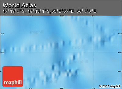Physical Map of the Area around 19° 2' 1" S, 65° 31' 30" E
