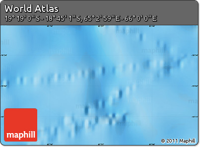Physical Map of the Area around 19° 2' 1" S, 65° 31' 30" E