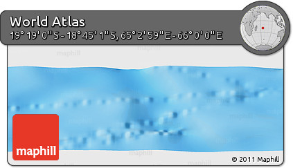 Physical Panoramic Map of the Area around 19° 2' 1" S, 65° 31' 30" E