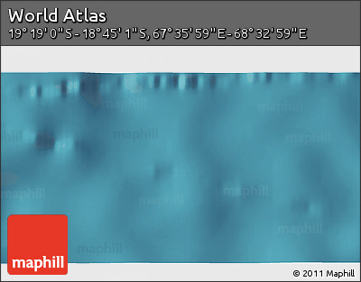 Satellite 3D Map of the Area around 19° 2' 1" S, 68° 4' 29" E