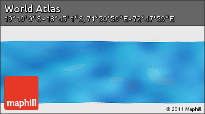 Physical Panoramic Map of the Area around 19° 2' 1" S, 72° 19' 29" E