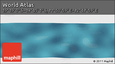 Satellite Panoramic Map of the Area around 19° 2' 1" S, 72° 19' 29" E