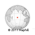 Outline Map of the Area around 19° 2' 1" S, 74° 52' 30" E, rectangular outline