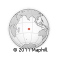 Outline Map of the Area around 19° 2' 1" S, 79° 58' 29" E, rectangular outline