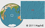 Satellite Location Map of the area around 19° 2' 1" S, 80° 49' 29" E