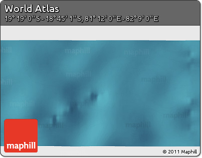 Satellite 3D Map of the Area around 19° 2' 1" S, 81° 40' 30" E