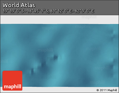 Satellite 3D Map of the Area around 19° 2' 1" S, 81° 40' 30" E