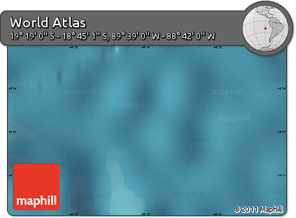 Satellite Map of the Area around 19° 2' 1" S, 89° 10' 30" W