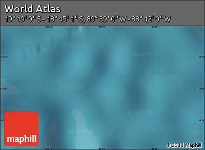 Satellite Map of the Area around 19° 2' 1" S, 89° 10' 30" W