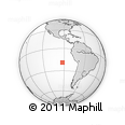 Outline Map of the Area around 19° 2' 1" S, 92° 34' 29" W, rectangular outline