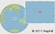 Savanna Style Location Map of the area around 19° 2' 1" S, 94° 25' 30" E