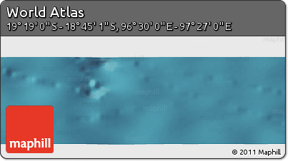 Satellite Panoramic Map of the Area around 19° 2' 1" S, 96° 58' 29" E