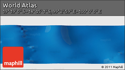 Physical Panoramic Map of the Area around 19° 2' 1" S, 99° 31' 30" E