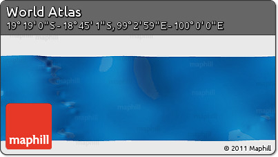 Physical Panoramic Map of the Area around 19° 2' 1" S, 99° 31' 30" E