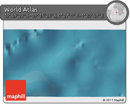Satellite 3D Map of the Area around 19° 32' 24" S, 0° 55' 29" E