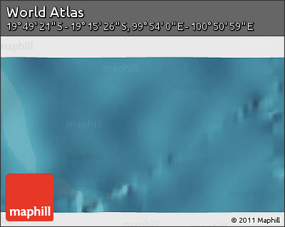Satellite 3D Map of the Area around 19° 32' 24" S, 100° 22' 30" E
