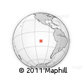 Outline Map of the Area around 19° 32' 24" S, 107° 1' 30" W, rectangular outline