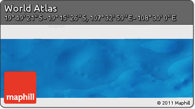 Political Panoramic Map of the Area around 19° 32' 24" S, 108° 1' 30" E