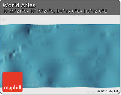 Satellite 3D Map of the Area around 19° 32' 24" S, 109° 43' 29" E