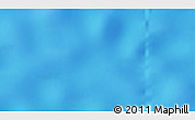 Shaded Relief 3D Map of the area around 19° 32' 24" S, 109° 34' 29" W