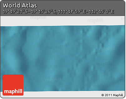 Satellite 3D Map of the Area around 19° 32' 24" S, 112° 16' 30" E