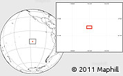 Blank Location Map of the area around 19° 32' 24" S, 115° 31' 30" W
