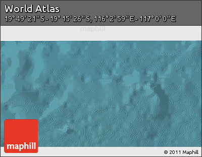 Satellite 3D Map of the Area around 19° 32' 24" S, 116° 31' 30" E