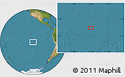 Satellite Location Map of the area around 19° 32' 24" S, 116° 22' 30" W
