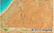 Satellite Map of the area around 19° 32' 24" S, 121° 37' 30" E