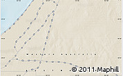 Shaded Relief Map of the area around 19° 32' 24" S, 121° 37' 30" E
